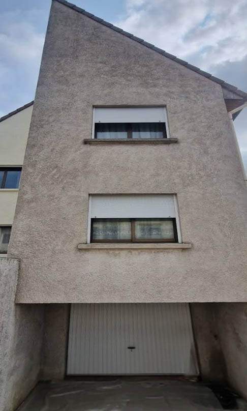 Avant peinture façade maison Paris 16e